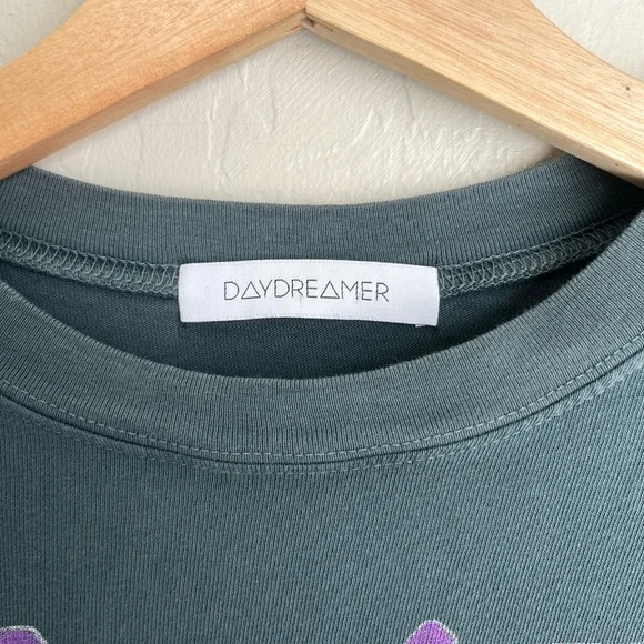 Daydreamer Prince Purple Rain Graphic Crop Long Sleeve Shirt Top Size XS - Picture 5 of 6